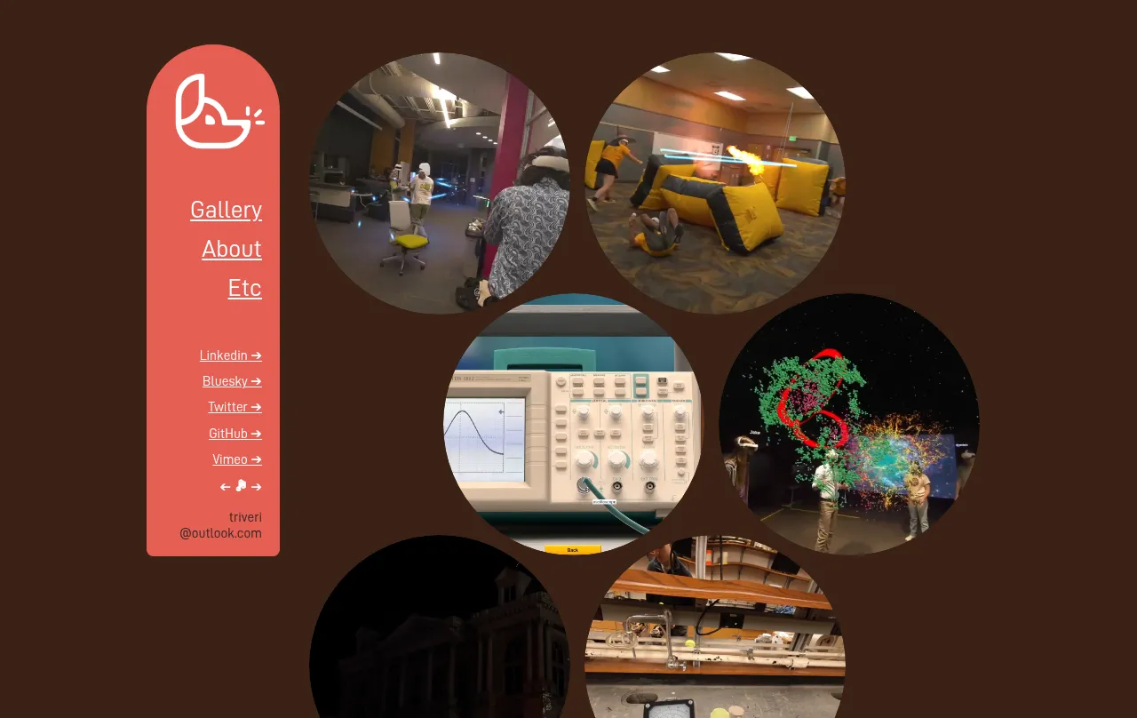 Preview of julian's website